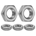 thumbnail image 1 of Uxcell Lot de 5 Raccord Hexagonal en Fonte, Filetage Femelle G1/4 Acier Inoxydable, 1 of 6