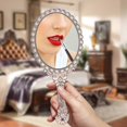 thumbnail image 5 of Vintage Handheld Mirror, Yusong Small Hand Held Decorative Mirrors, 5 of 5