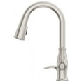thumbnail image 2 of Pfister F-529-7RSSRB Rosslyn 1.8 GPM Single Hole Pull Down Kitchen Faucet - Black, 2 of 7