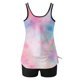 thumbnail image 3 of Traje de baño de dos piezas para mujer, trajes de baño para mujer, traje de baño de dos piezas de moda con estampado y cintura alta para mujer, 3 of 4