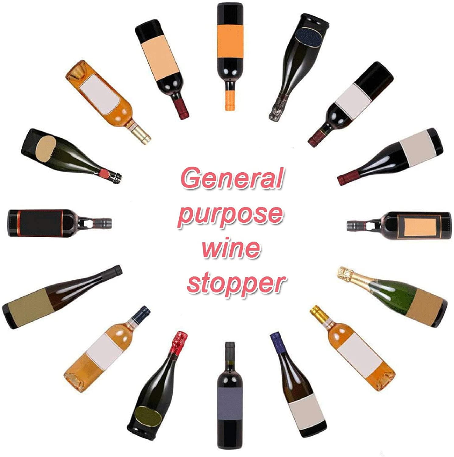 Creative Poker Design Wine Stopper Silicone Wine Cork Stopper Plug