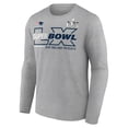 thumbnail image 2 of Men's Fanatics  Heather Gray New England Patriots Super Bowl LX Roster Long Sleeve T-Shirt, 2 of 3