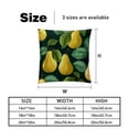 thumbnail image 5 of Pear Pillow Covers Set with Unique Patterns - 16x16, 18x18, 20x20 Inches - Set of 2 Elegant Pillow Inserts, Throw Pillows Covers for Home for Any Occasion, 5 of 6