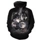 thumbnail image 5 of Sudadera con capucha para hombre con estampado 3D de lobo amante de la moda de otoño 2023, sudadera holgada de otoño, marca divertida de calle, 5 of 5