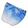 thumbnail image 3 of Face Shield with Glasses See Through Transparent Clear Face Shield Anti-Fog Plastic Full Face Covering Reusable Full Cover Protective Visor, 3 of 7