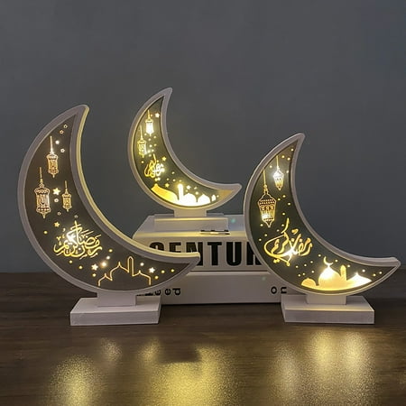 

Opolski Night Light Exquisite Workmanship Handmade Crafts Compact Wooden Table Decor Moon Lamp for Party