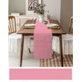 thumbnail image 6 of Pink Table Runner Pure Pink Tablerunners 13 x 36 Inch, Table Decorations Tabletop Scarf for Summer Gathering Holiday Farmhouse Kitchen Dining Decor, 6 of 6
