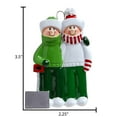 thumbnail image 6 of Personalized Couple Christmas Tree Ornament 2024 - Snow Couple First Christmas Ornament Winter Decor, 6 of 10