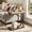 Light Brown and Black, variant on Fnova Narrow Side Table, C-Shaped Modern End Table with Metal Frame, Small Sofa Side Table for Living Room, Bedside Table for Couch