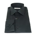 thumbnail image 3 of Mens 100% Italian Sheen Cotton Shirt High Quality SORRENTO Turkey 1131 Black, 3 of 6