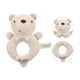 thumbnail image 5 of Sonajero suave para bebé, juguetes con formas de animales, sonajeros de mano suaves, juguetes de peluche para bebé, juguetes relajantes para educación temprana, oso, 5 of 9