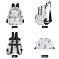 thumbnail image 4 of FORMRS Mini Backpack Purse for Women Travel Daypack Casual Shoulder Bag, Cartoon Snowmen, 4 of 7