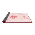 thumbnail image 2 of Ahgly Company Indoor Round Abstract Red Modern Area Rugs, 5' Round, 2 of 4