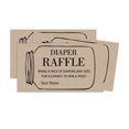 thumbnail image 4 of Inkdotpot 30Baby ShowerDiaper Raffle Ticket Lottery Insert Cards Supplies Games For Baby Shower Party Gender Neutral Bring A Pack Of Rustic Diapers To Win Favors Gifts And Prizes, 4 of 5