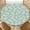 Mint Leaves, variant on Round Fitted Tablecloth with Elastic Edge Design Table Cover Waterproof Stain-Resistant Wipeable Table Cloth Best for Outdoor/Indoor for 38"-42" Round Tables Mint Leaves