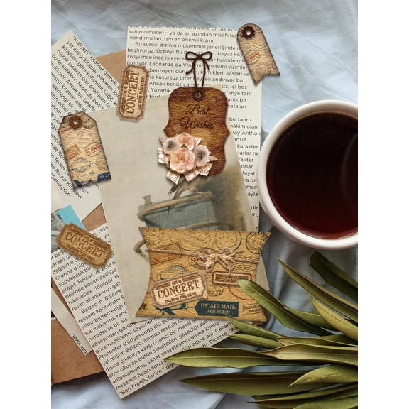 2Pcs Stamp Theme Carbon Steel Embossing Stencils Template Mixed Shapes DIY Embossing Stencil Metal Die Cuts