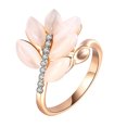 thumbnail image 1 of Rhinestone Opal Stone Charm Band de moda 6 Sunnimix  Anillo de la venda del Rhinestone, 1 of 4
