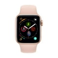 thumbnail image 3 of Restored Apple Watch Series 4 (GPS, 44 mm) Gold Aluminum Case with Pink Sport Band Bundle 5 Bonus Bands, Charging Stand, Screen Protector, & 2 amp charger (Refurbished), 3 of 13