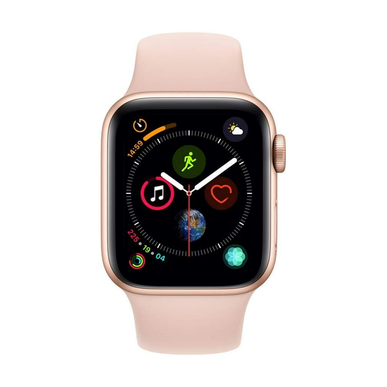 Restored Apple Watch Series 4 (GPS, 44 mm) Gold Aluminum Case with 
