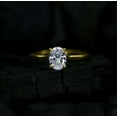 thumbnail image 3 of vylahjewellery 14K Yellow Gold Solitaire Ring 1 Ct Oval Cut Diamond Wedding Promise Ring for Her, 3 of 5