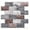 Gray Brown, variant on DEWOO 10 Sheets Peel and Stick Tile Backsplash for Kitchen Wall Tile, Self Adhesive Brick Backsplash Subway Tiles Backsplash, Stick on Tiles Kitchen Backsplash(Retro Green,10.6"x10")