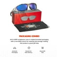 thumbnail image 5 of Sport Wrap Around Polarized Sunglasses for Men Women Running Driving Fishing UV400 Sun Glasses, 5 of 7