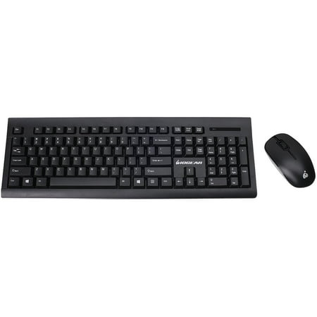 UPC: 0881317519931 | IOGEAR Long Range 2.4 GHz Wireless Keyboard and Mouse Combo GKM552RB Wireless Keyboard