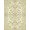 Sage Green Ivory Gold, Pattern 14, variant on Design&I 8'x10' Washable Area Rug Vibrant Vintage Scrollwork Blush Beige Mirrored Vine Botanical for King Size Bedroom, Under Bed, Sleek Flatweave Pet Friendly