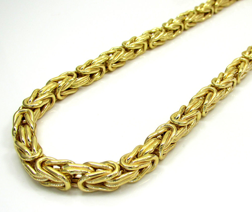 14K Yellow Gold Men's 4MM Solid 