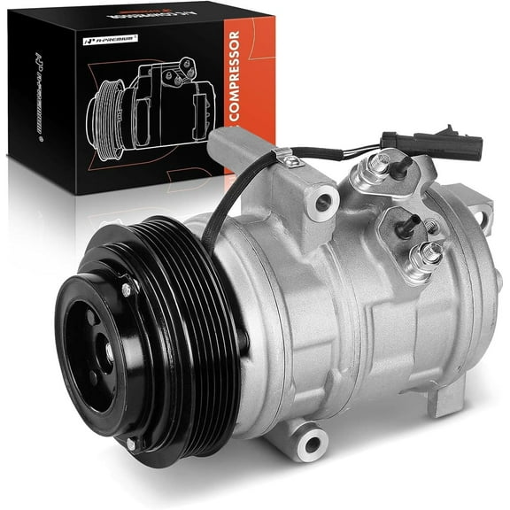 A-Premium AC Compressor with Clutch Compatible with Chrysler 300 Dodge Magnum 2005 V6 2.7L