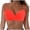 Watermelon Red, variant on Bikini Top For Women V Neck Bra Sporty Swimsuit Navy Swimsuits For Women Shore Swimwear