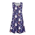 thumbnail image 5 of Xmyrz Easter Dresses For Girls Bunny Sleeveless Mini Dresses Leisure Egg Skin-Friendly Casual Dresses Going Out Dresses Cute Dresses, 5 of 8