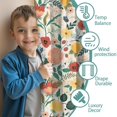 thumbnail image 3 of Blackout Kids Curtains,Pioneer Flower Floral Print Pattern Childrens Insulated Curtains Set Of 2,Bedroom Essentials,Toddler Room Decor 52"x63", 3 of 5