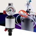 thumbnail image 1 of Peahefy Oil/Water Separator Air Pressure Regulator Female To Male Connection Aluminum Alloy Filtration Regulation Device BSPP 1/4in, 1 of 8