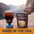 thumbnail image 3 of Peak Refuel Chicken Alfredo Pasta | Premium Freeze Dried Camping Food | Backpacking & Hiking MRE Meals | Just Add Water | 100% Real Meat | 48g of Protein Per Pouch | 2 Servings Per Pouch, 3 of 6