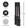 thumbnail image 2 of Trípode Manfrotto Befree GT PRO de aluminio de 4 secciones negro, 2 of 8