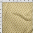 thumbnail image 4 of oneOone Velvet Yellow Fabric Abstract Craft Projects Decor Fabric Printed By The Yard 58 Inch Wide, 4 of 4