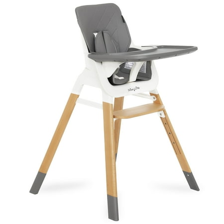 UPC: 0810063660376 | Dream On Me Nibble Wooden Highchair