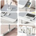 thumbnail image 4 of Laptop Desk for Bed, Adjustable Bed Table with USB Charge Port, Foldable Laptop Table with Storage Drawer, Portable Laptop Bed Desk Stand Tray Table, 4 of 6