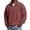 Red, variant on Quarter Zip Pullover Men 2026 Fall Winter Long Sleeve Plain Waffle Knit Lapel Collar Pullover Sweatshirt