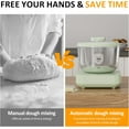 thumbnail image 4 of Superjoe Electric Dough Maker With Ferment Function, 5.2 Qt, 304 Stainless Steel Bowl, Green, 4 of 7