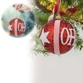 thumbnail image 2 of Juego De Adornos Navideños Grandes Irrompibles Transparentes Con Purpurina Para Decorar El Árbol De Navidad. Adornos Delicados Para Colgar., 2 of 5