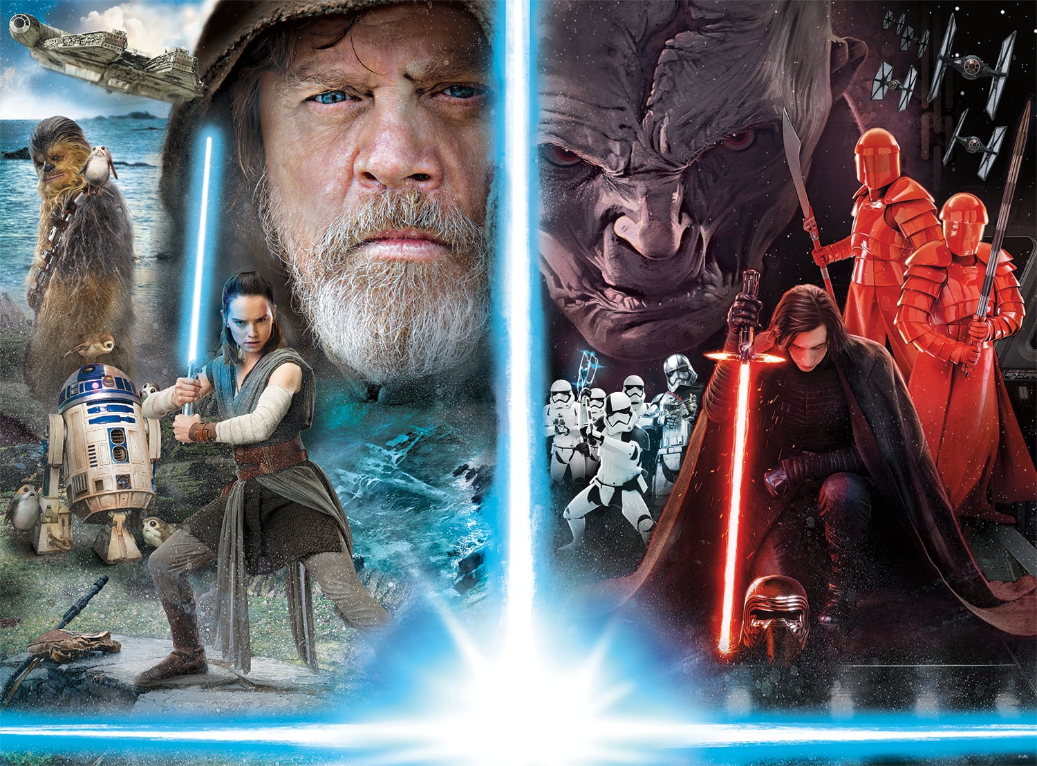 Buffalo Games Star Wars The Light The Darkness Puzzle, 1000 Piece
