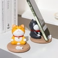 thumbnail image 7 of Animal Phone Stand,Resin Animal Statue Desktop Phone Holder,Anti Slip Cute Dog Desktop Phone Holder for Phone Stand-Grey, 7 of 7