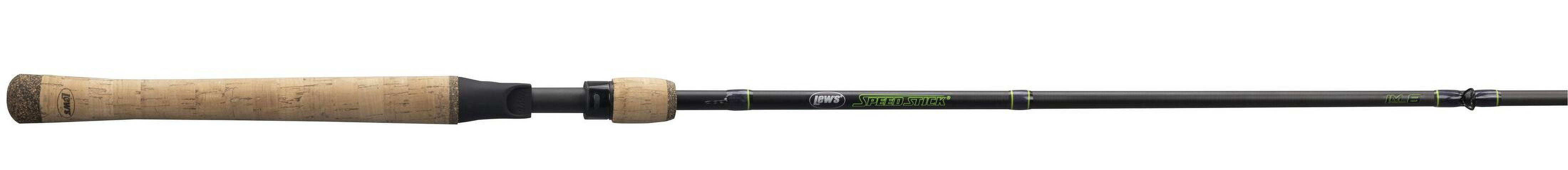 Lew's Speed Stick Casting Fishing Rod, 7-Foot 1-Piece Rod, Medium Power, Gray/Green