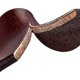 thumbnail image 5 of Cinturón para hombre, cinturón de cuero para hombre, cinturón para hombre, marrón oscuro, se puede acortar, 5 of 5