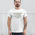 thumbnail image 3 of Tee Hunt I Clapped Because It's Finished Sarcastic T-Shirt Funny Men's Tee, Ash Gray, X-Large, 3 of 5