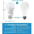 thumbnail image 2 of 3 Way Light Bulbs 30 70 100 Watt Equivalent 3000K Soft White, LED A19 Energy Saving,E26 Base, 6Pack, 2 of 7