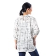 thumbnail image 2 of NOVICA Artisan Handmade Cotton Batik Tunic Top with Colorful Designs from Thailand Clothing White Multicolor Tunics Painted ' Batik Style', 2 of 8