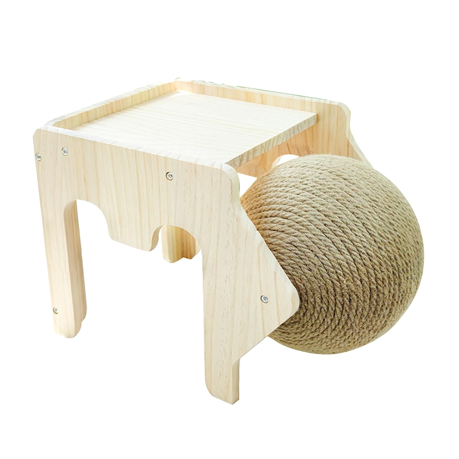 balikha Habitat Decor Sleeping Nest Solid Wood Hamster Hideout Small Pets Activity Toy for Gerbil Hedgehog Hiding F